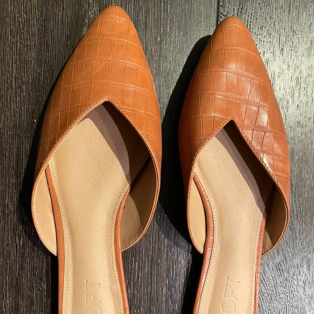 Loft Women's Shoes - Slip-On Flats - Brown - Size 8.5 M